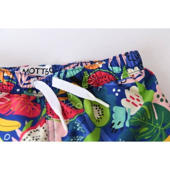 Mott50 Lot of 2 Boys Swim UPF 50 Mesh Brief Trunks SZ 10 Tropical Print - Picture 4 of 16